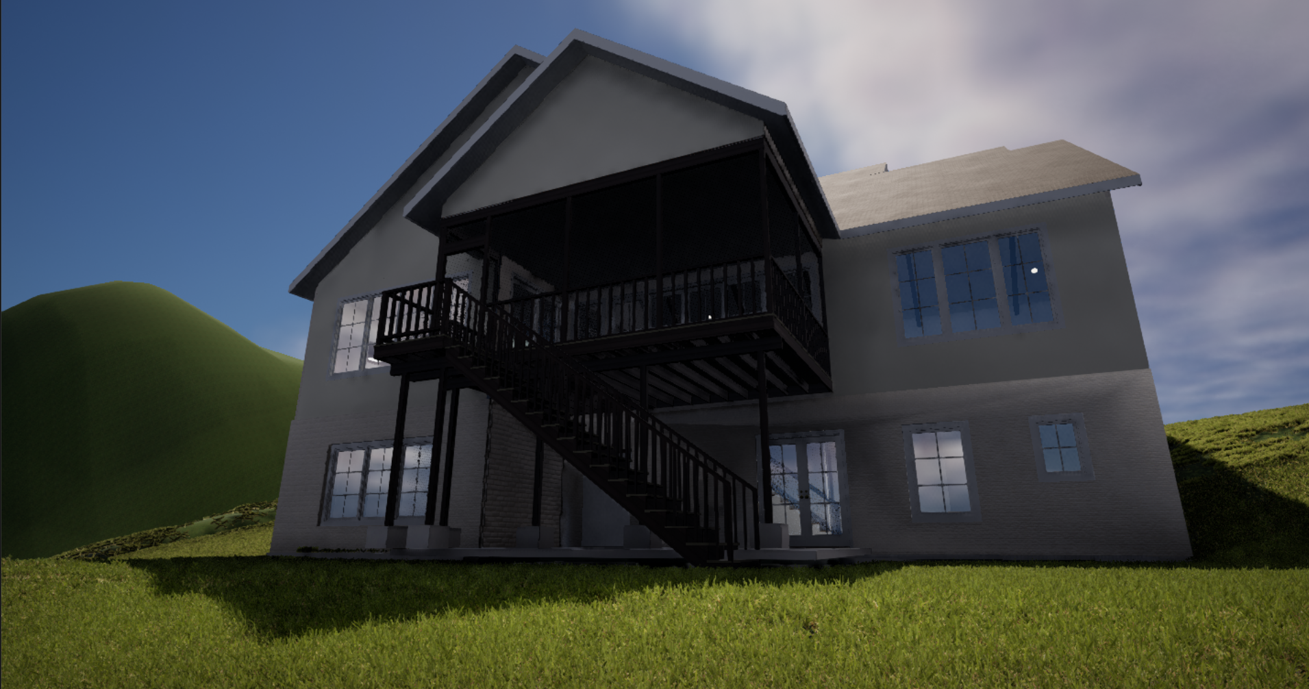 Back of the house render