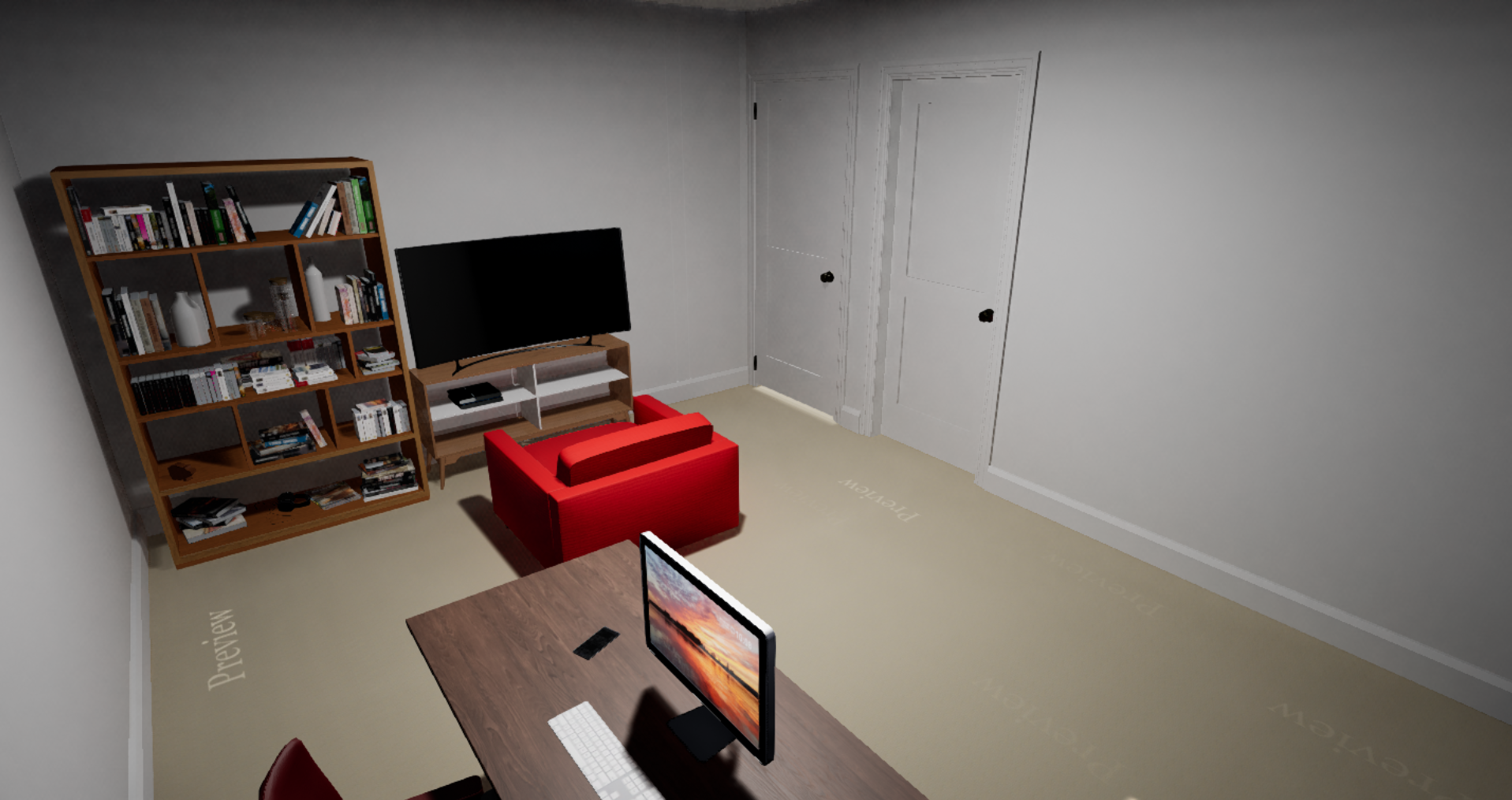 My office render